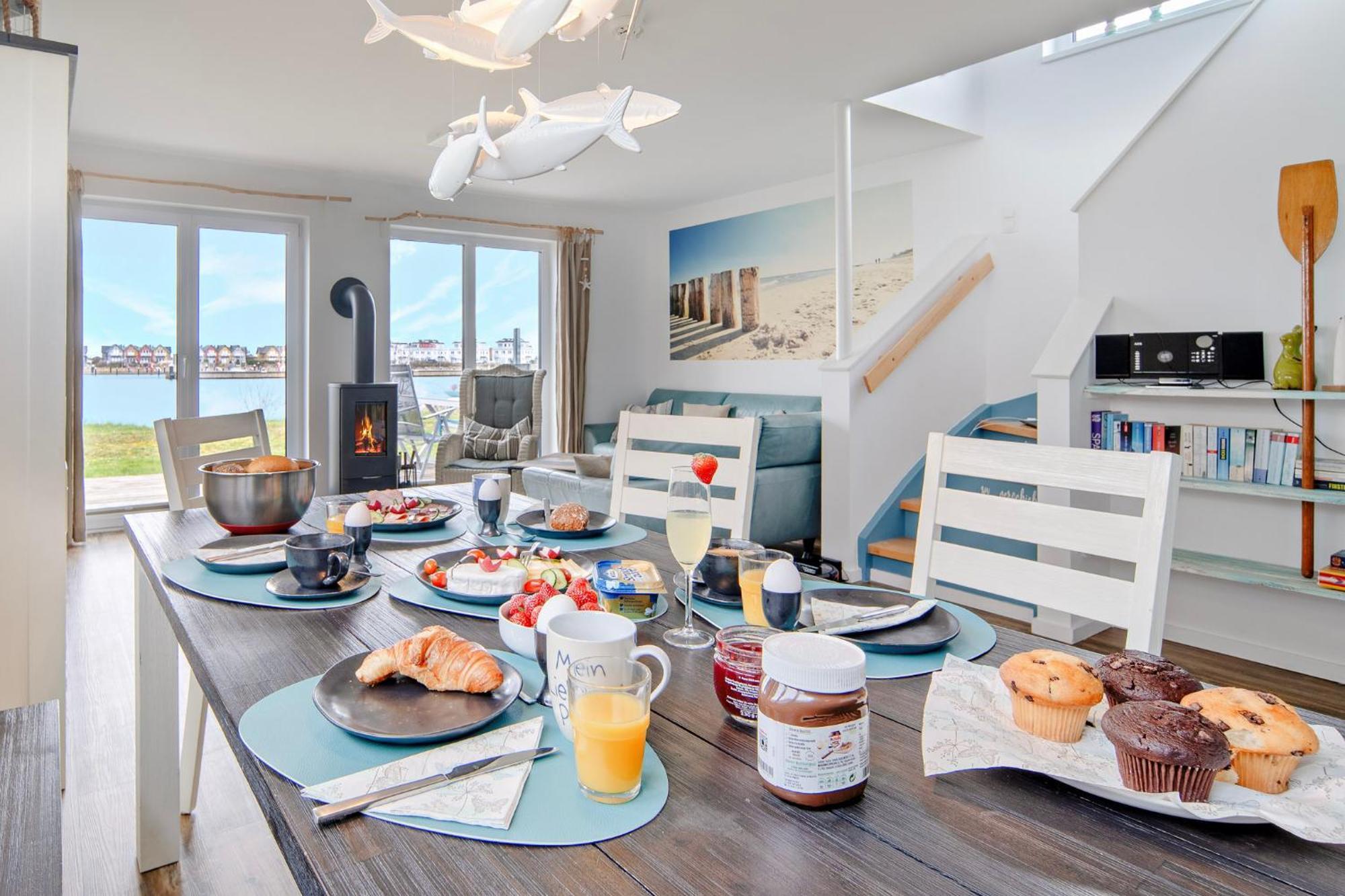 Ferienhaus Lieblingsplatz By Seeblick Ferien Oro, Direkte Wasserlage,Sauna,Kamin Ольпениц Экстерьер фото